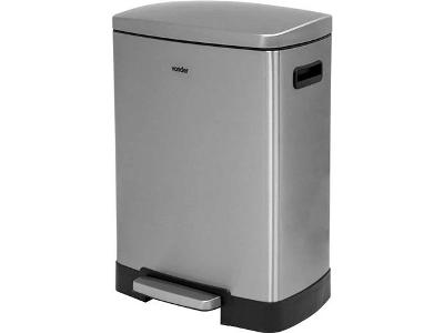 Lixeira Retangular Vonder 50 Litros Inox