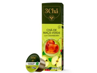 Capsula Cha Misto Tres Maca Verde/Cranberry 10 Cápsulas
