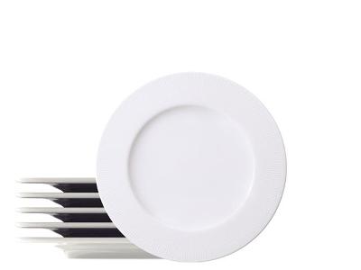 Kit Prato Sobremesa Tramontina Nexus em Porcelana 21 cm 06 Peças