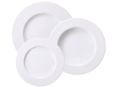Jogo de Pratos Tramontina Mesh em Porcelana Decorada 12 peças