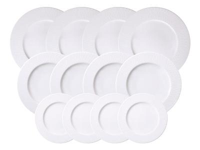Jogo de Pratos Tramontina Santorini em Porcelana Decorada 12 peças