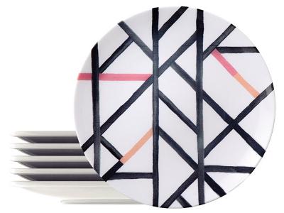 Kit Prato Raso Tramontina Street em Porcelana 28 cm 06 Peças