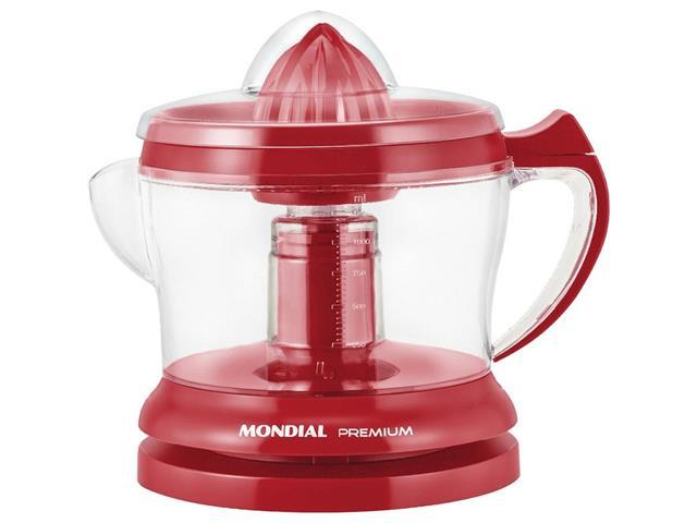 Espremedor Premium Mondial E-23 com Cone Extra e 30W – Vermelho - 1