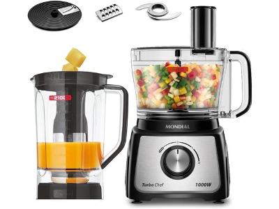 Multiprocessador Turbo Chef 5 em 1 Mondial Preto 1000W  MPN-01-B