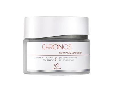 Gel Creme Antissinais 30+ Noite Renovação e Energia Chronos - 40g