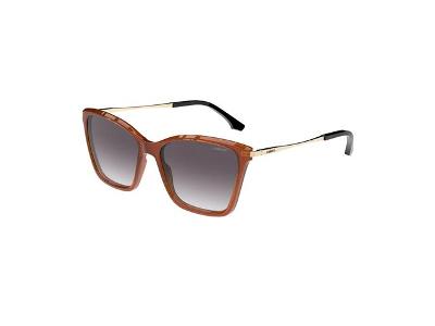 Óculos de Sol Feminino Colcci Gabi Sun Terracota Lente Cinza Degradê