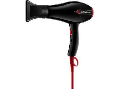 Secador de Cabelos Mondial SC-41 Turbo Color Red 110V