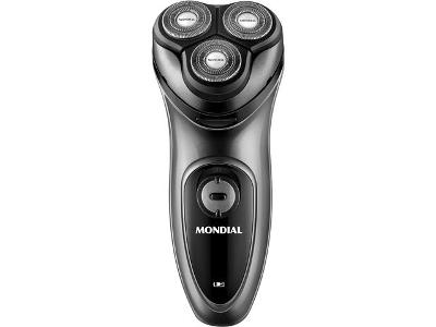 Barbeador Elétrico Power Shave Mondial Preto/Prata 5W Bivolt