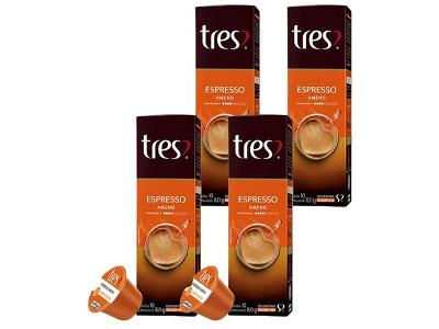 Combo 40 Cápsulas Três Corações Café Espresso Ameno
