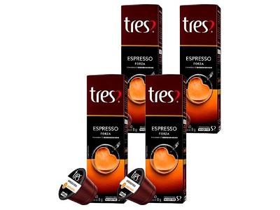 Combo 40 Cápsulas Três Corações Café Espresso Forza