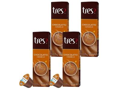 Combo 40 Cápsulas Três Corações Chocolatto Caramello