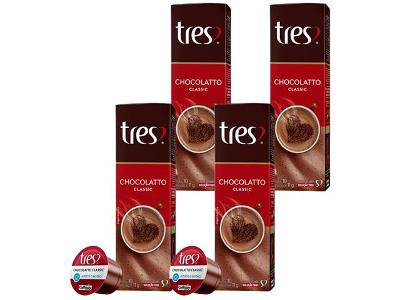 Combo 40 Cápsulas Três Corações Chocolatto Quente