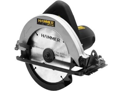 Serra Circular para Madeira 7.1/4 Polegadas Hammer 1100W 110V