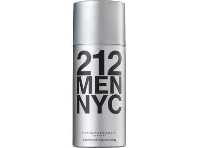 Desodorante Spray 212 Men Nyc Carolina Herrera Masculino 150ml