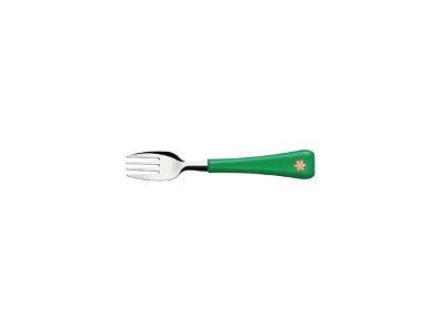 Garfo Infantil Tramontina Casa Natal com Lâmina de Aço Inox Verde