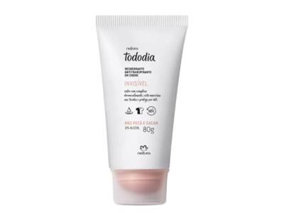 Desodorante Antitranspirante Creme Natura Tododia Noz Pecã e Cacau 80G