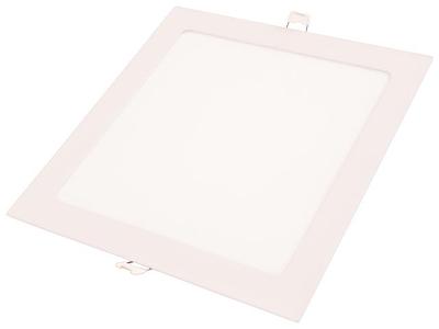 Plafon LED Tramontina Quadrado de Embutir Slim 18W 6500K Luz Branca