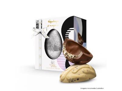 Ovo de Páscoa Kopenhagen Exagero Black & White Cookies And Cream 370G