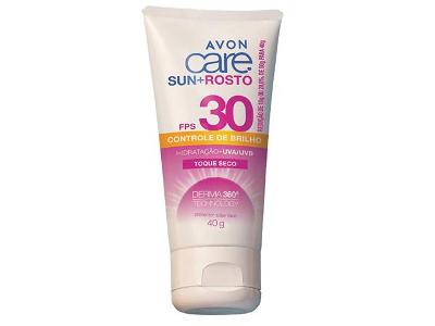 Protetor Solar Avon Care Rosto Controle de Brilho FPS 40G