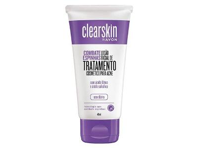 Loção Facial Avon Clearskin de Tratamento Cosmético para Acne 40ml