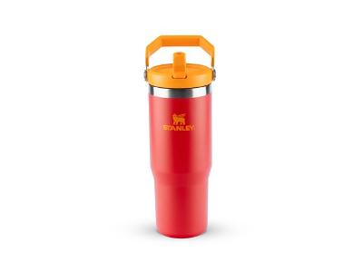 Garrafa Térmica Stanley Tumbler Flip Straw Chili 887ML