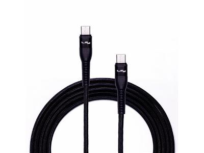 Cabo Lity C12P USB C - USB C Carregamento Rápido Até 60W E 3A 2M Preto