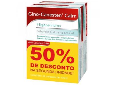 Kit Gino-Canesten Calm Sabonete Íntimo em Gel 2 Unidades
