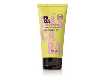 Máscara Facial Hidra Glow Natura Faces 50ml