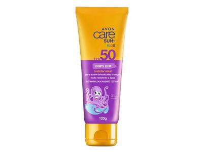 Kids Protetor Solar com Cor FPS 50 Avon 120g