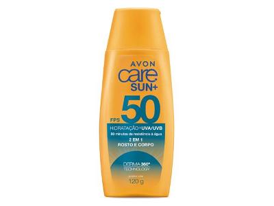 Protetor Solar Rosto e Corpo FPS 50 Avon 120g