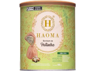 Bombom Pistache Haoma Linha Stevia 160G
