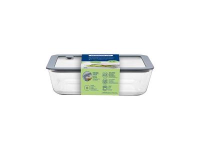 Pote de Vidro Tramontina Vittra Retangular com Tampa Hermética 1,4 L