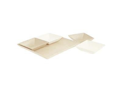 Kit Evo Para Petiscos 5 Peças Marfim