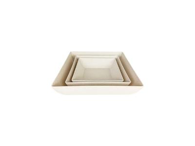 Kit Evo Saladeira Quadrada 3 Peças - Marfim