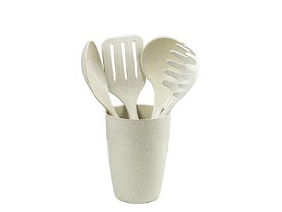 Kit Evo de Utensílios com Suporte 5 Peças - Marfim