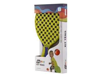 Kit Tênis Multilaser BR949 Go Play com 2 Raquetes e Bolinha