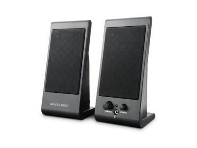 Caixa de Som Multilaser SP009 2.0 3W RMS Flat USB