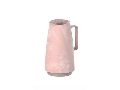 Bule Térmico Tramontina Exata em Plástico Marmorizado Rosa 500 ml