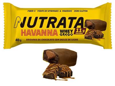 Whey Grego Bar Havanna sabor Dulce de Leche & Brownie 40g