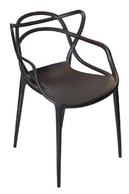 Cadeira Allegra Em Polipropileno Cor Preto