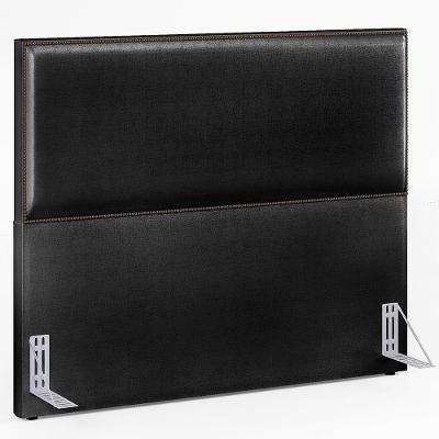 Cabeceira Box Casal King Tachas 195cm Vicenza L02 Preto