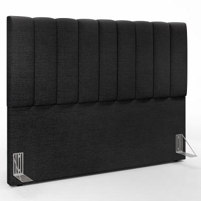 Cabeceira Cama Box Casal King 195 Cm Dália W01 Linho Chumbo