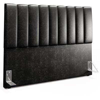 Cabeceira Cama Box Casal Queen 160 Cm Couríssimo Preto