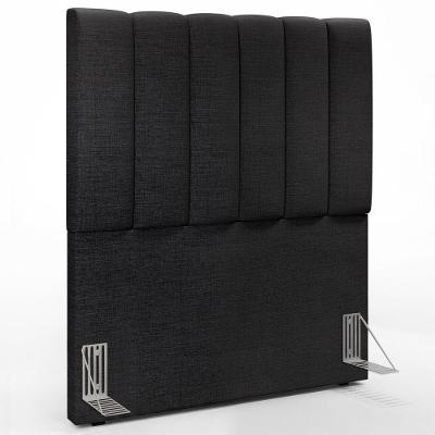 Cabeceira Cama Box Solteiro 100 Cm Dália W01 Linho Chumbo