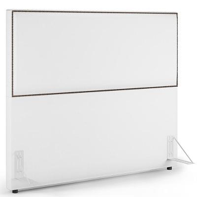 Cabeceira Box Casal Tachas 160 Cm Vicenza L02 Facto Branco