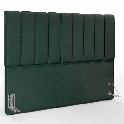 Cabeceira Cama Box Casal King 195 Cm Linho Verde Musgo
