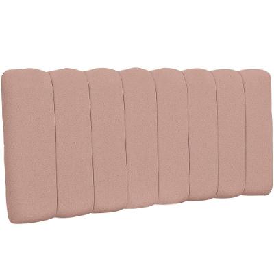 Cabeceira Cama Box Painel Casal 140 Cm Dubai W01 Linho Rosê