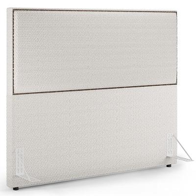 Cabeceira Box Casal Tachas 160 Cm Vicenza L02 Bouclê Cru