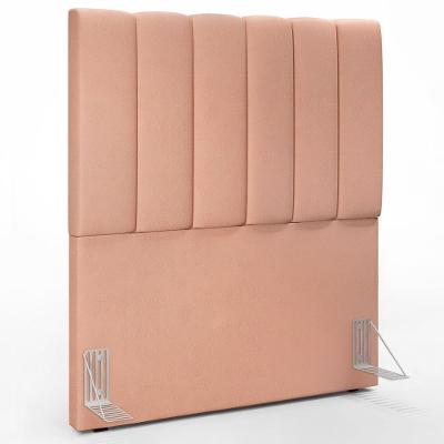 Cabeceira Cama Box Solteiro 100 Cm Dália W01 Linho Rosê