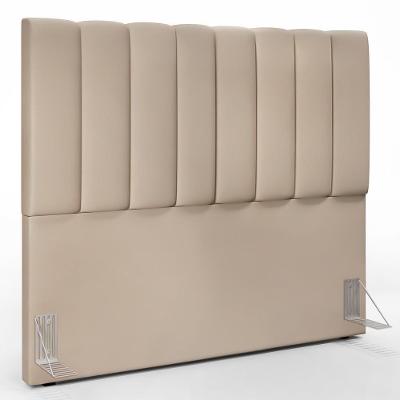 Cabeceira Cama Box Casal 140 Cm Dália W01 Suede Bege